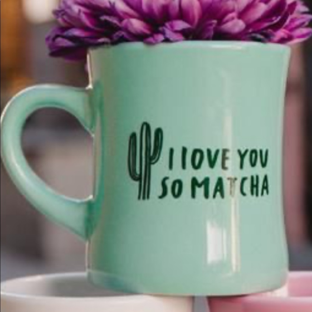 Alfred matcha diner mug